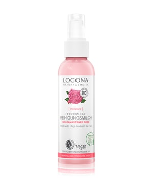 Logona Moisture Reichhaltige Reinigungsmilch Bio-Damaszener Rose Reinigungsmilch-125 ml