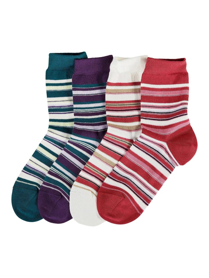 LAVANA basic Socken in beere, ecru, petrol, lila günstig kaufen