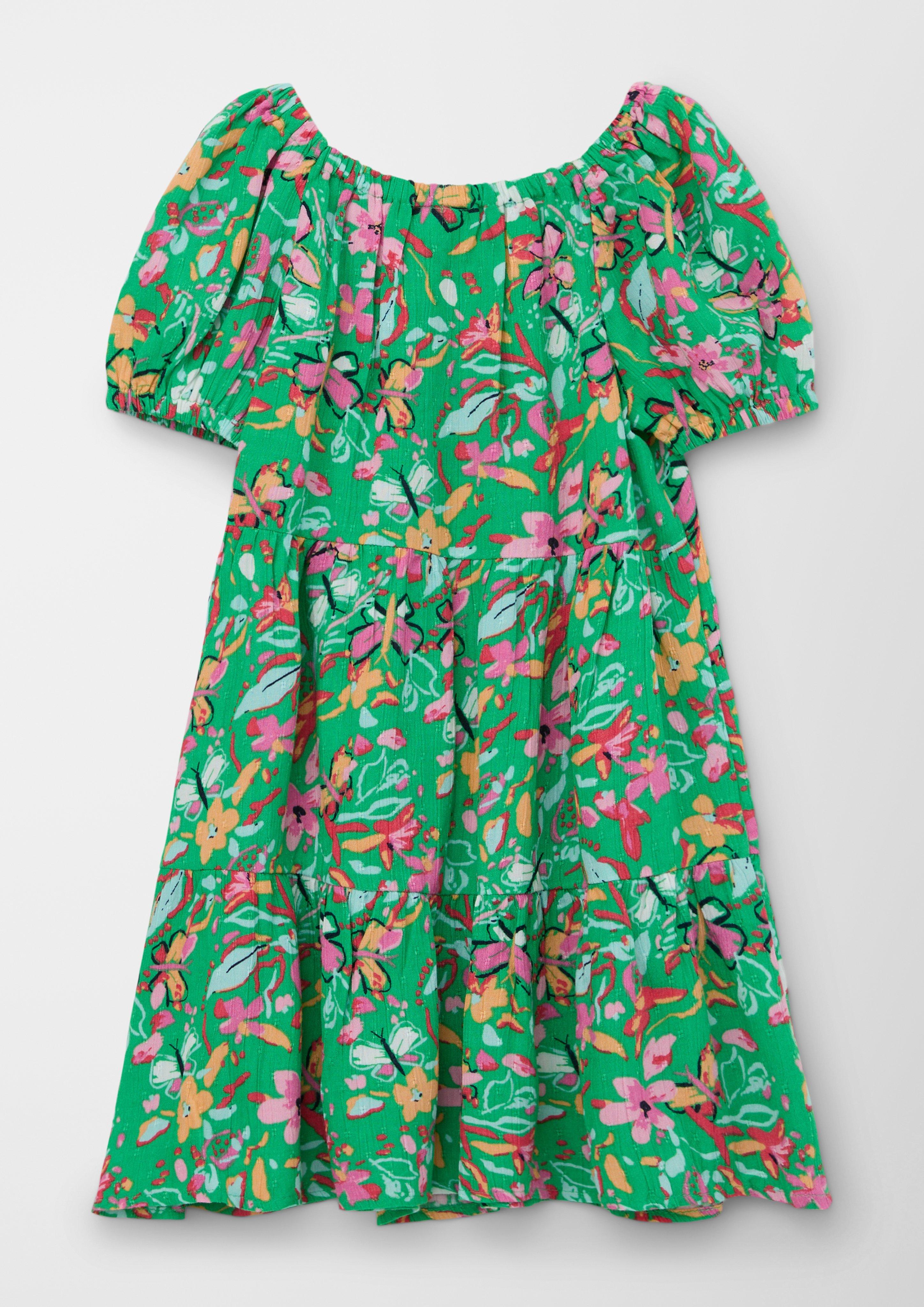 Stufenkleid mit Allover-Print  2130558-75A0