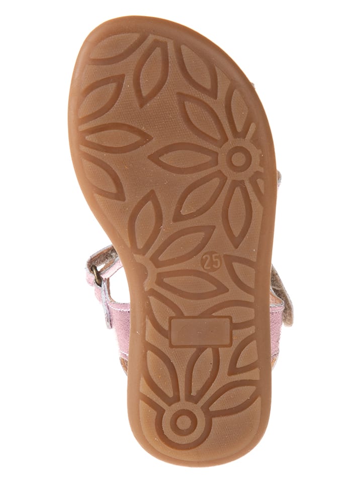 kmins Leder-Sandalen in Lila günstig kaufen