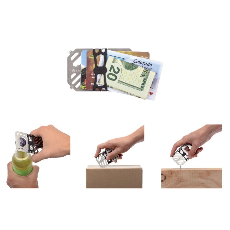 Niteize Financial Tool Multitool Wallet Stainless FMT2-11-R7
