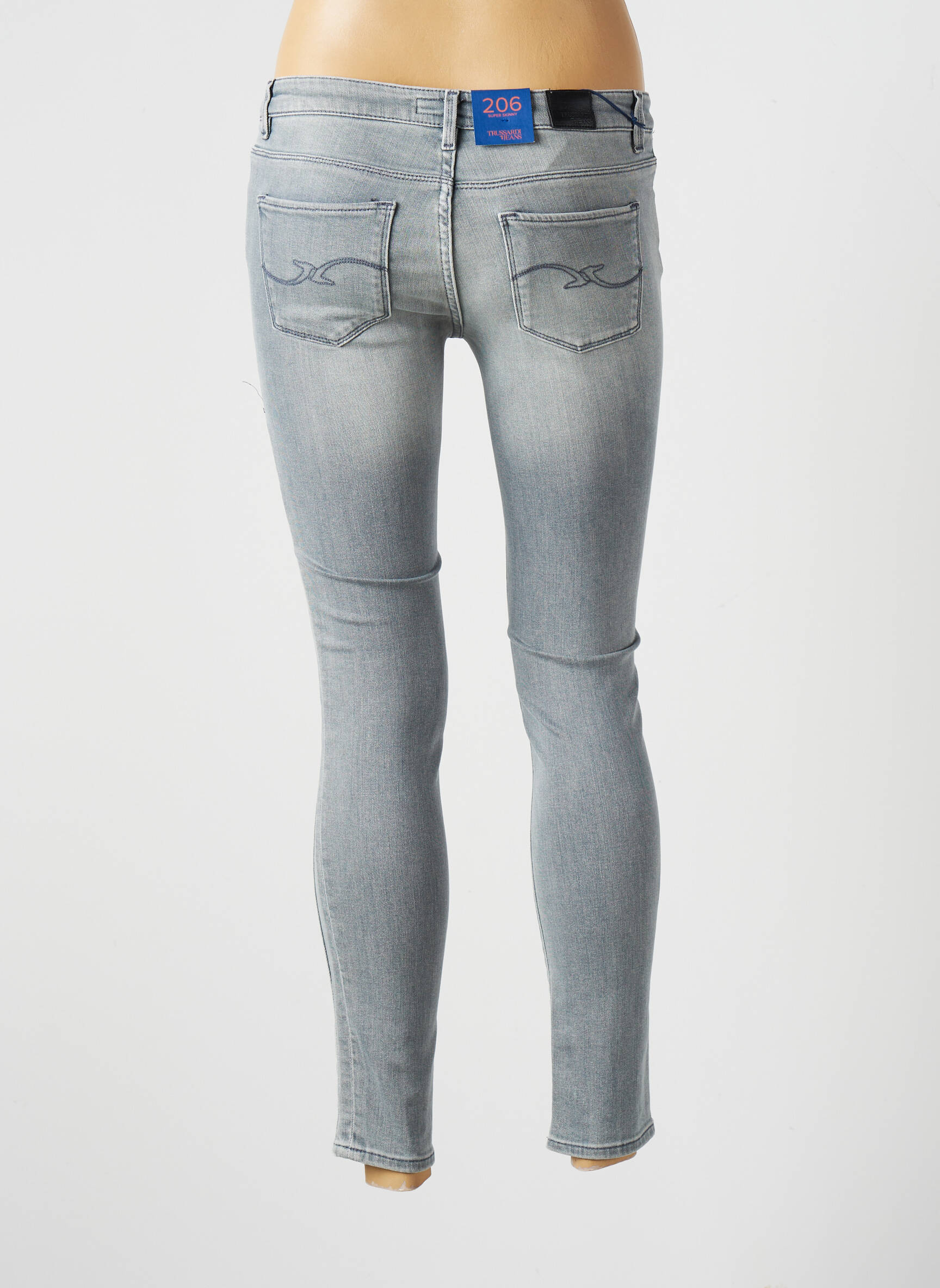 Trussardi Jeans Jeans Skinny Femme couleur gris