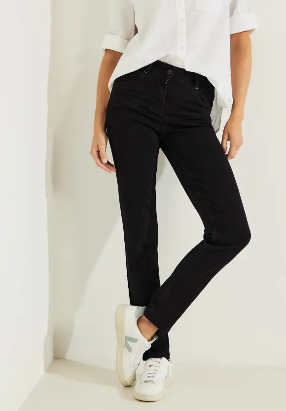 CECIL Schwarze Slim Fit Jeans