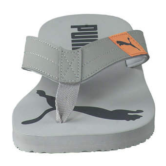PUMA Cozy Flip Slides in grau