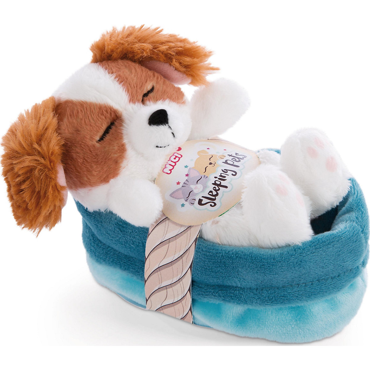 Sleeping Pets Welpe Cockerspaniel 12cm im Körbchen
