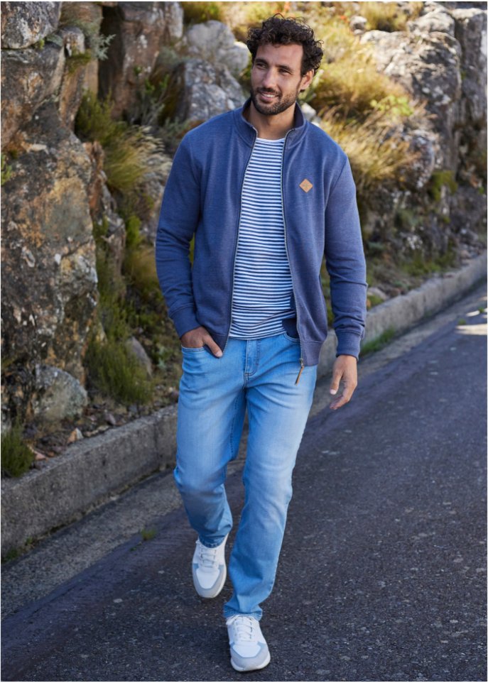 Regular Fit Stretch-Jeans, Straight (2er Pack)