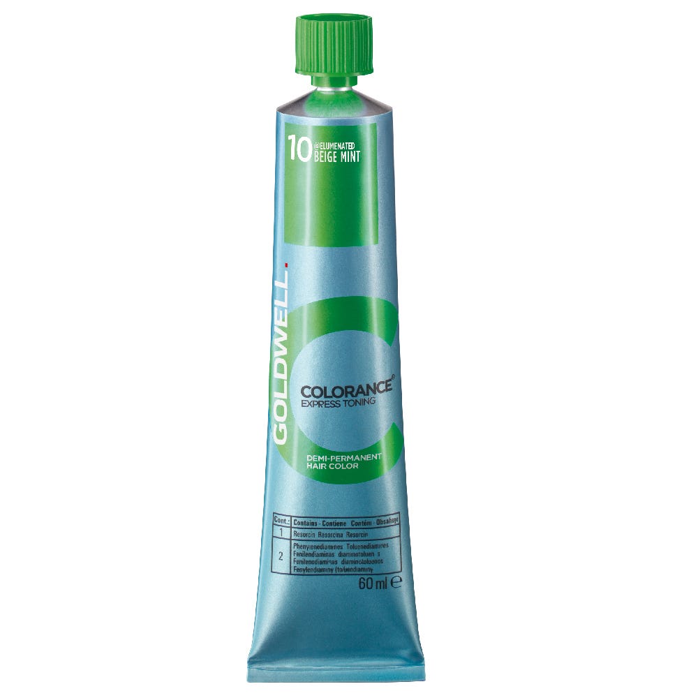 Goldwell Colorance Express Toning Elumenated 10 beige mint 60 ml