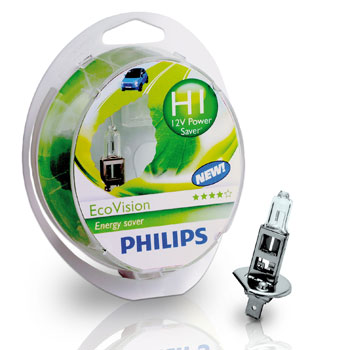 Glühlampe Philips EcoVision H1, 2 Stück - ATU