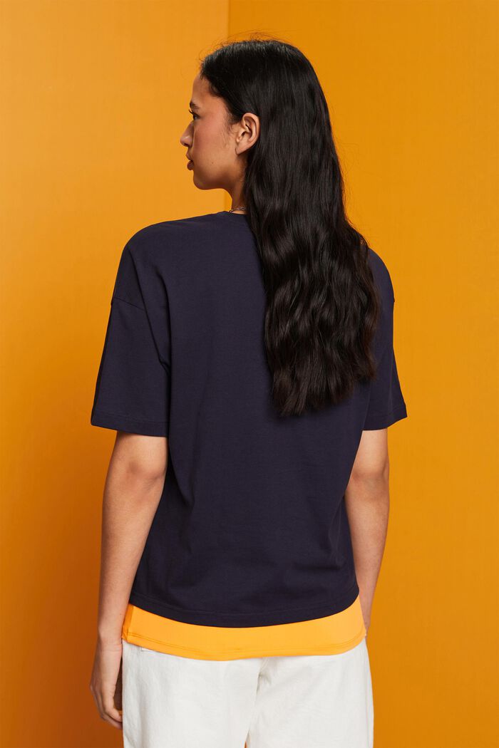 Bedrucktes Baumwoll-T-Shirt