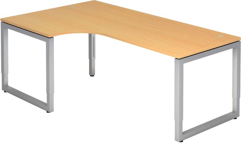 Hammerbacher Schreibtisch R-Serie VRS82/6 Buche 2.000 x 1.200 x 650-850 mm