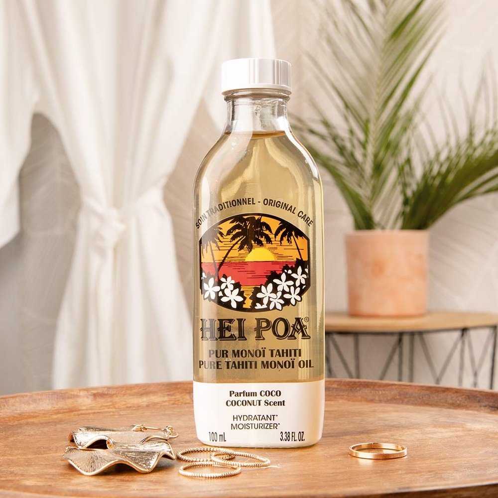 Hei Poa Pur monoï Coco 100 ml Huile Pur Monoi