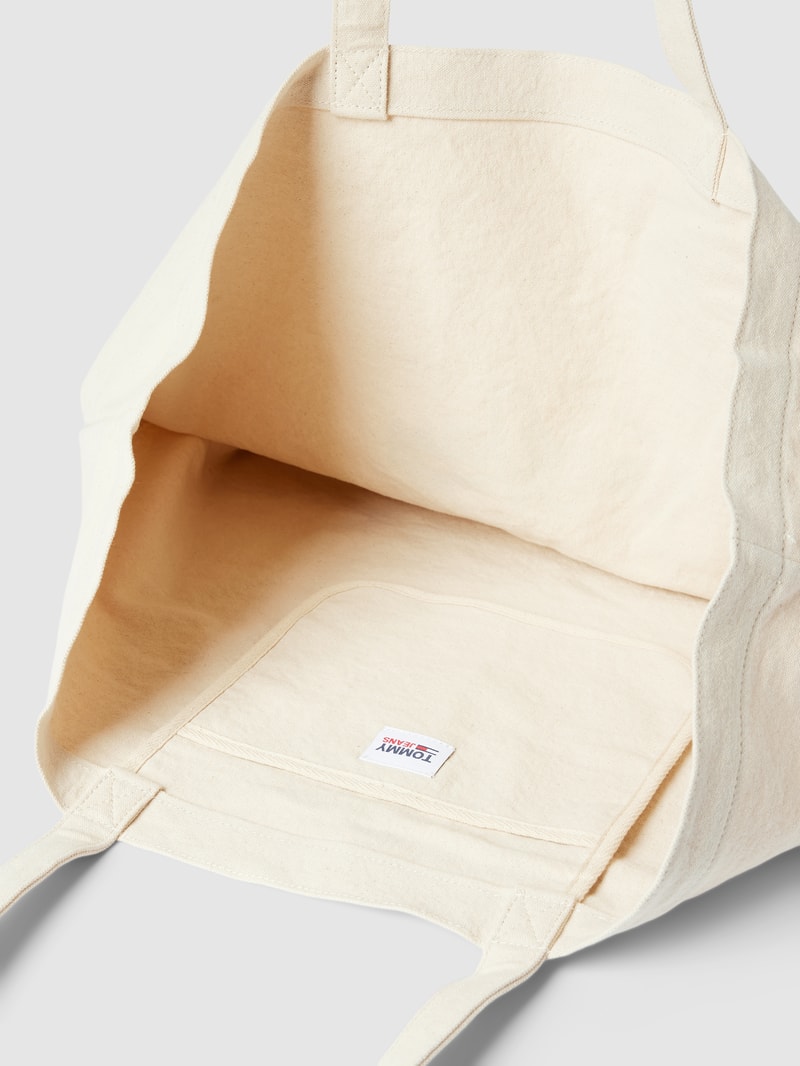 Shopper mit Label-Print in sand
