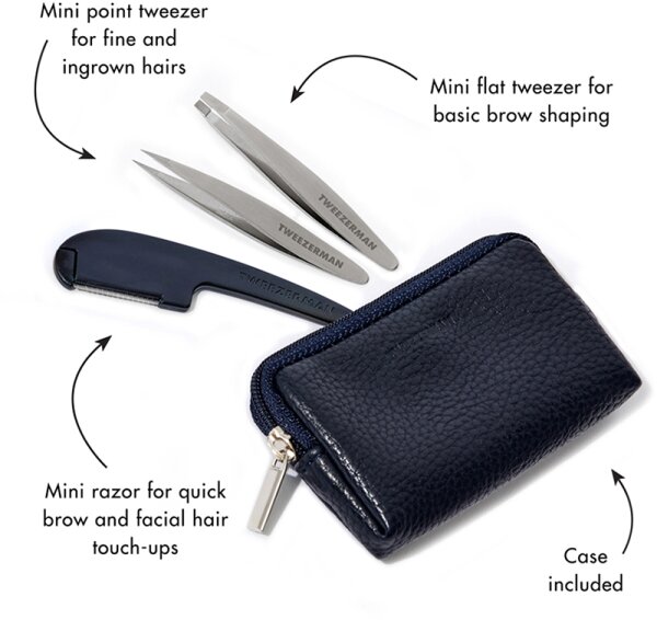 Tweezerman Brow Grooming Kit - Augenbrauen Set Augenpflegeset
