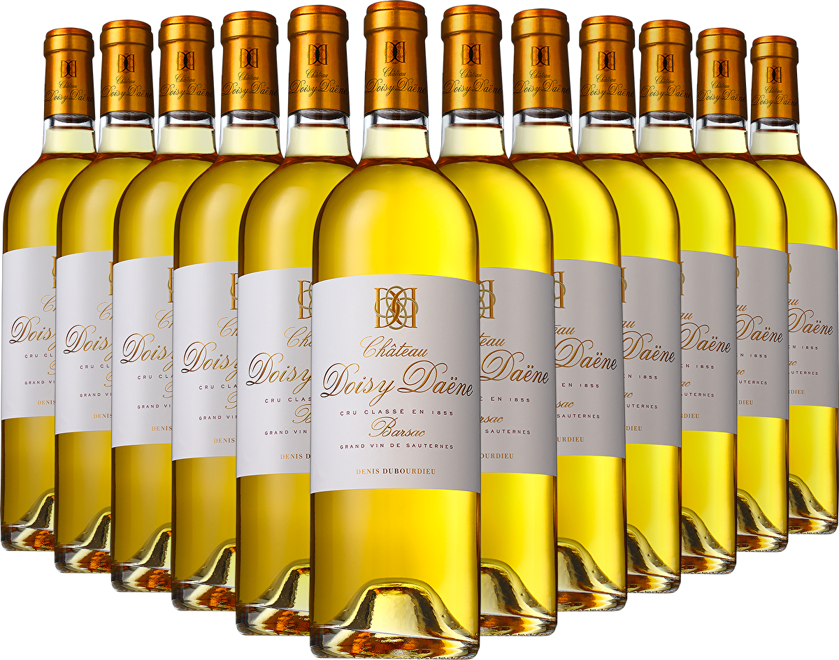 Château Doisy Daëne 12 Flaschen Château Doisy Daëne 2ème Cru Classé Halbflasche 2022 in Holzkiste