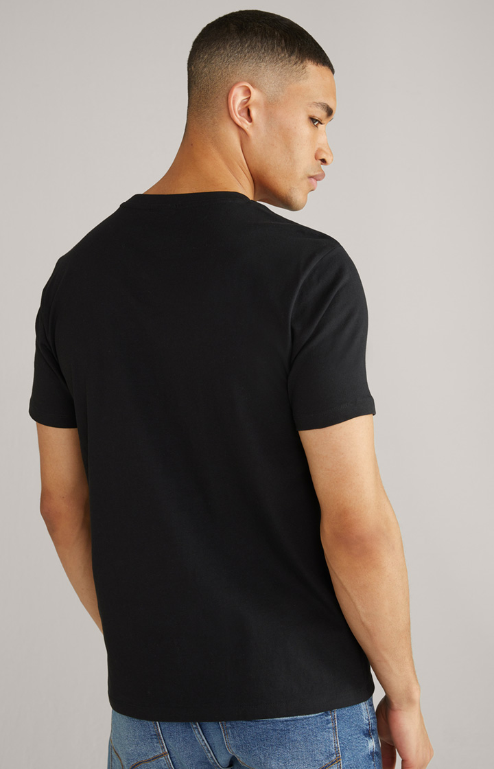 T-Shirt Alphis in Schwarz
