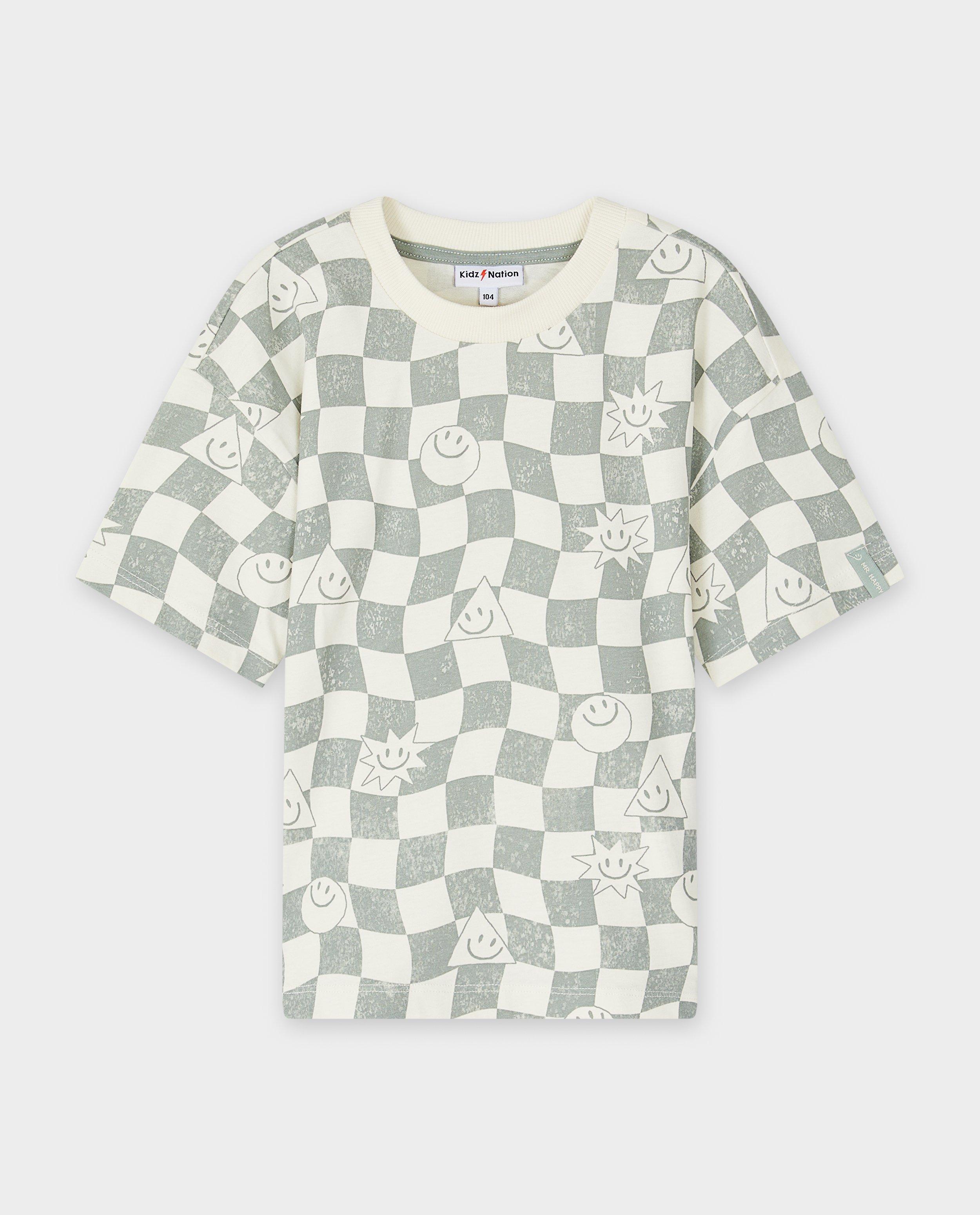 Kidz Nation khaki mosolygós póló