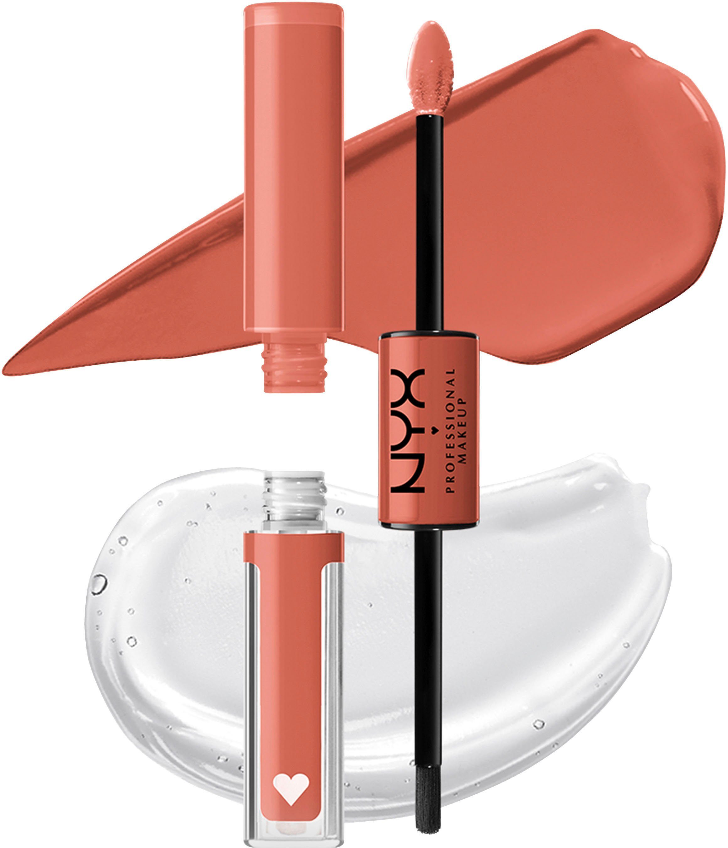 NYX Lippenstift Professional Makeup Shine Loud High Pigment Lip Shine, präziser Auftrag mit geformtem Applikator