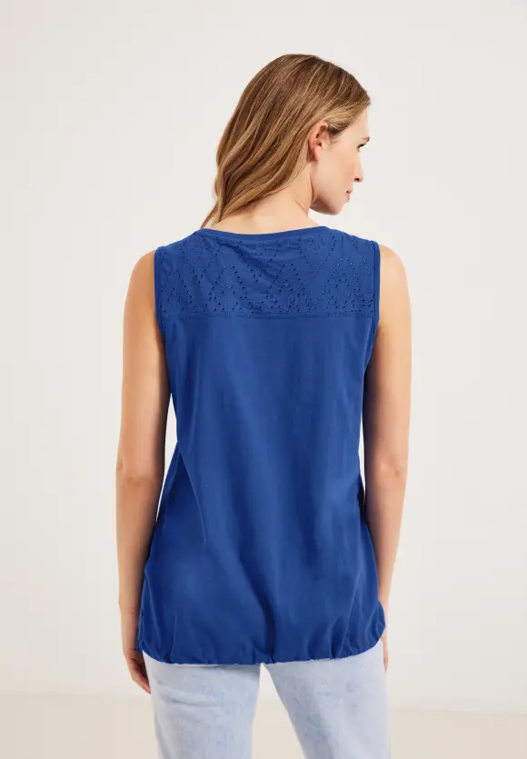 CECIL Jersey Spitzendetail Top