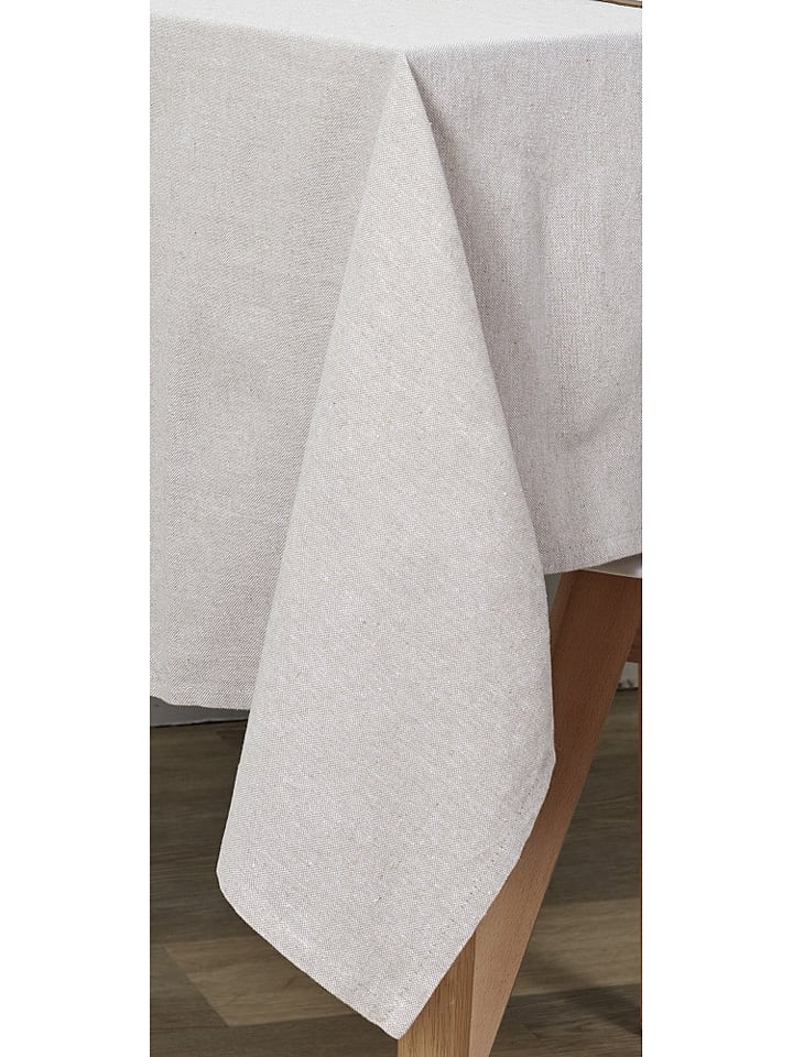THE HOME DECO FACTORY Tischdecke in Beige - (L)250 x (B)140 cm günstig kaufen onesize