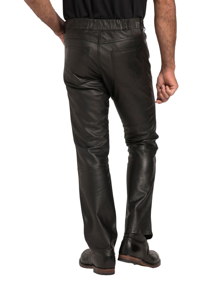 JP1880 Lederhose in schwarz günstig kaufen