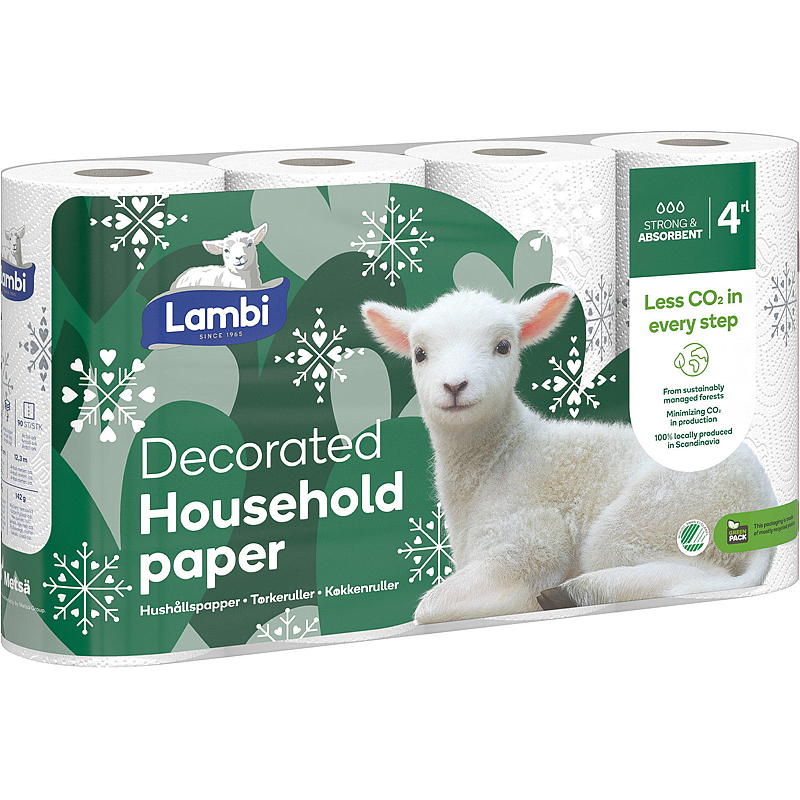 Lambi Tørkerull Lambi 4-pk Decor