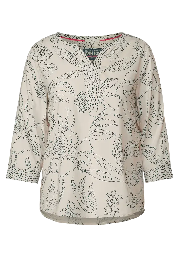 CECIL Bluse mit Punkteprint