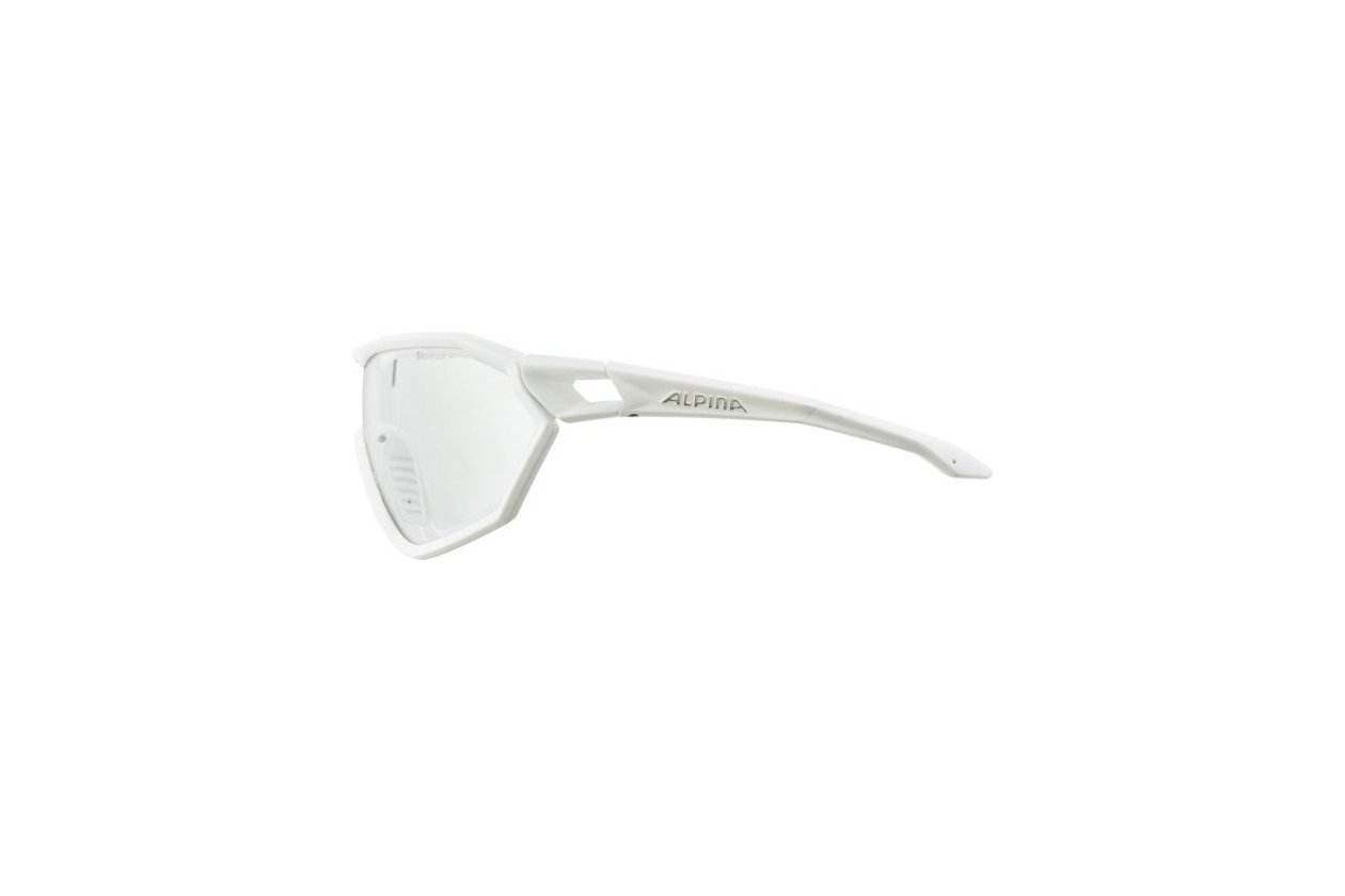 Alpina S-Way V white matt / black mirror