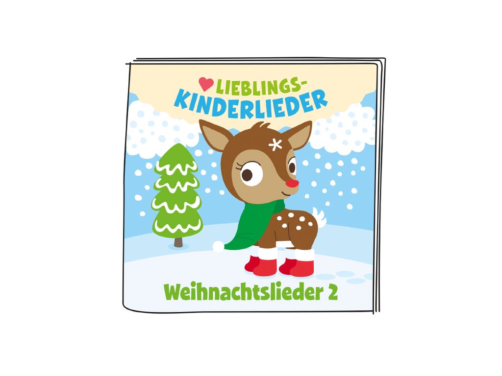 tonies Hörspielfigur Tonies-Lieblings Kinderlieder-Weihnachtslieder2, (1-St), magnethaftend,handbemalt