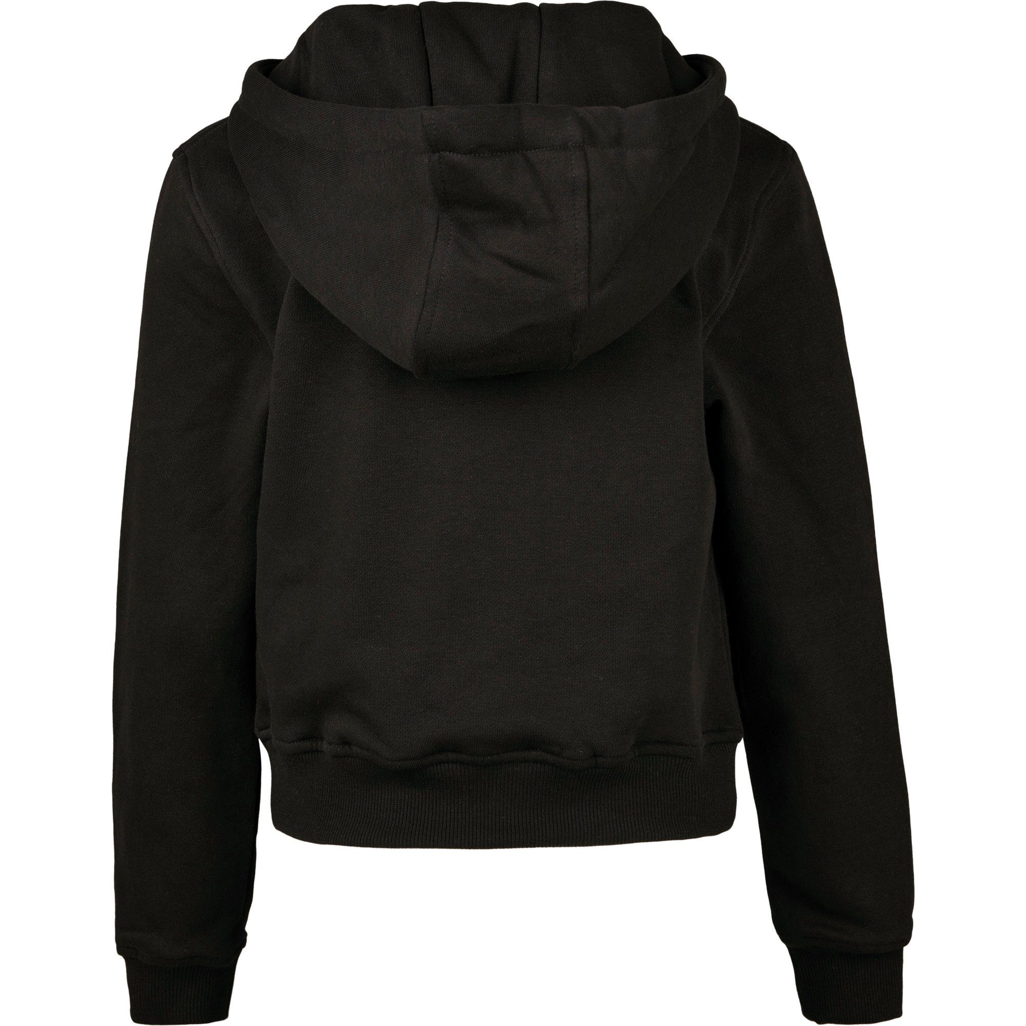 Build Your Brand Kapuzensweatshirt modischer bauchfreier Kapuzen Hoody / Cropped Sweatshirt für Mädchen bauchfrei Kapuzen-Sweater