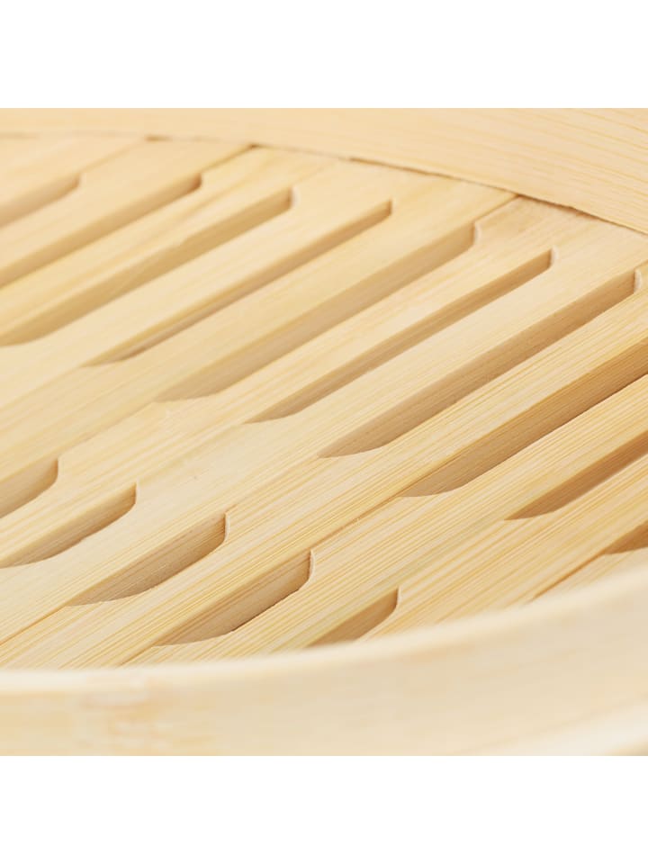 relaxdays Bambusdämpfer in Natur - Ø 24 cm günstig kaufen onesize
