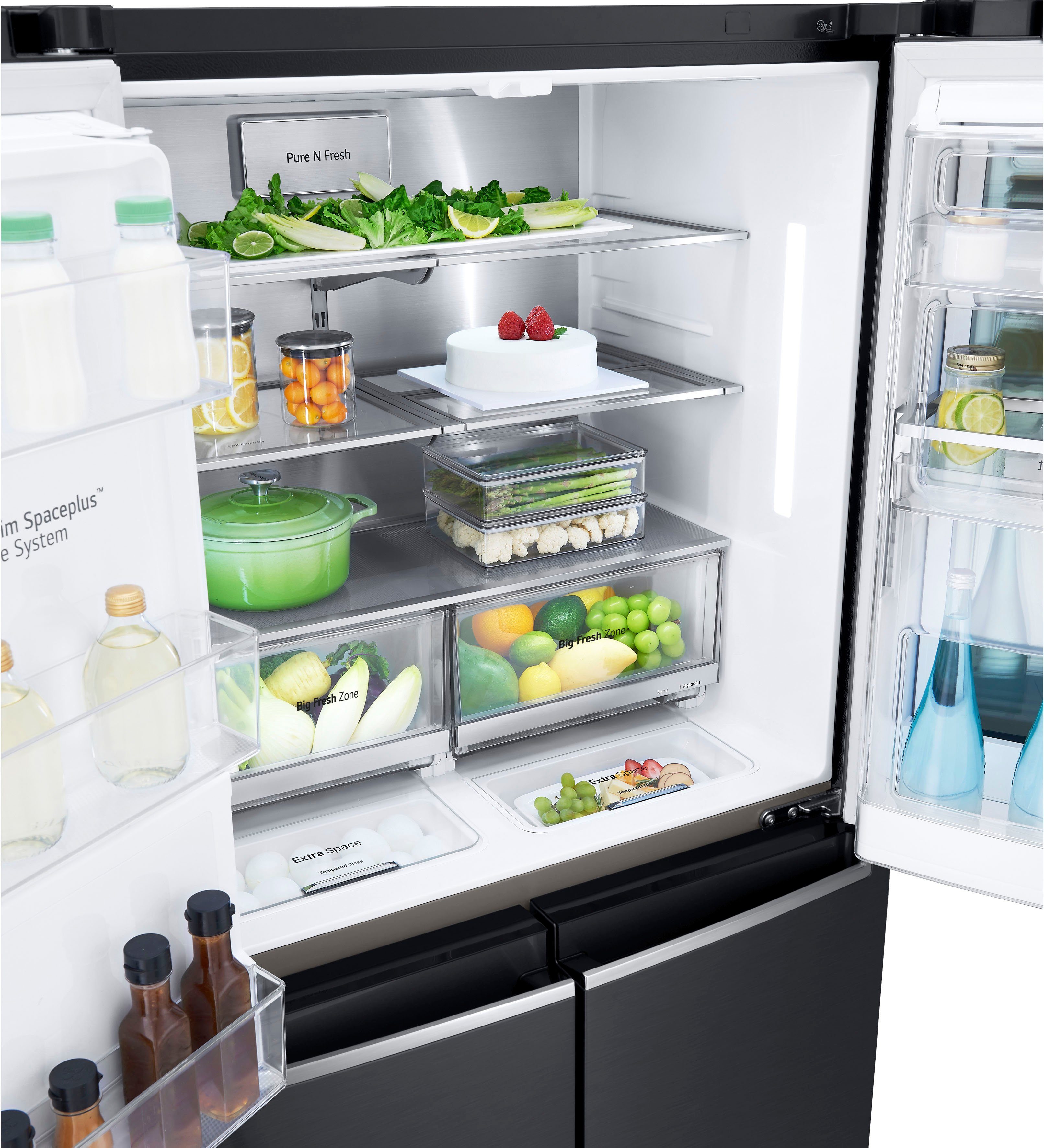 LG Multi Door GMX945MC9F, 179,3 cm hoch, 91,2 cm breit