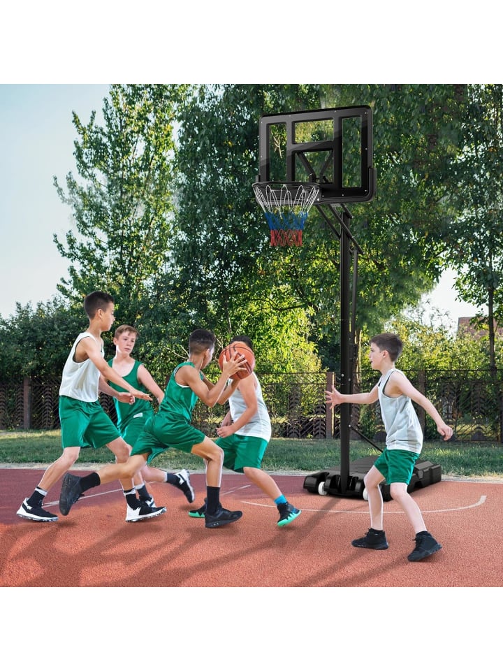 COSTWAY Basketballständer 245-305 cm höhenverstellbar in Schwarz günstig kaufen onesize