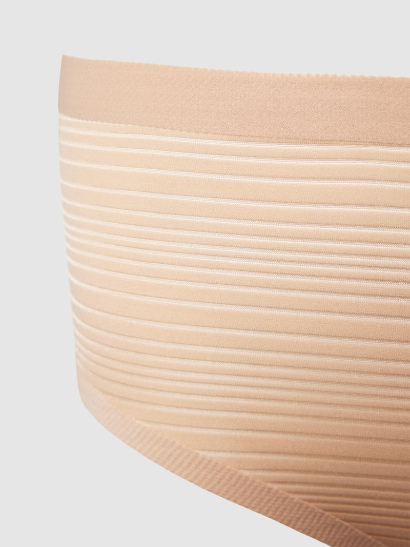 Slip mit Streifenmuster in mittelgrau