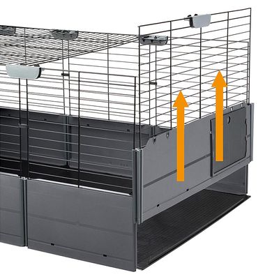 Ferplast Kleintierkäfig Multipla Double