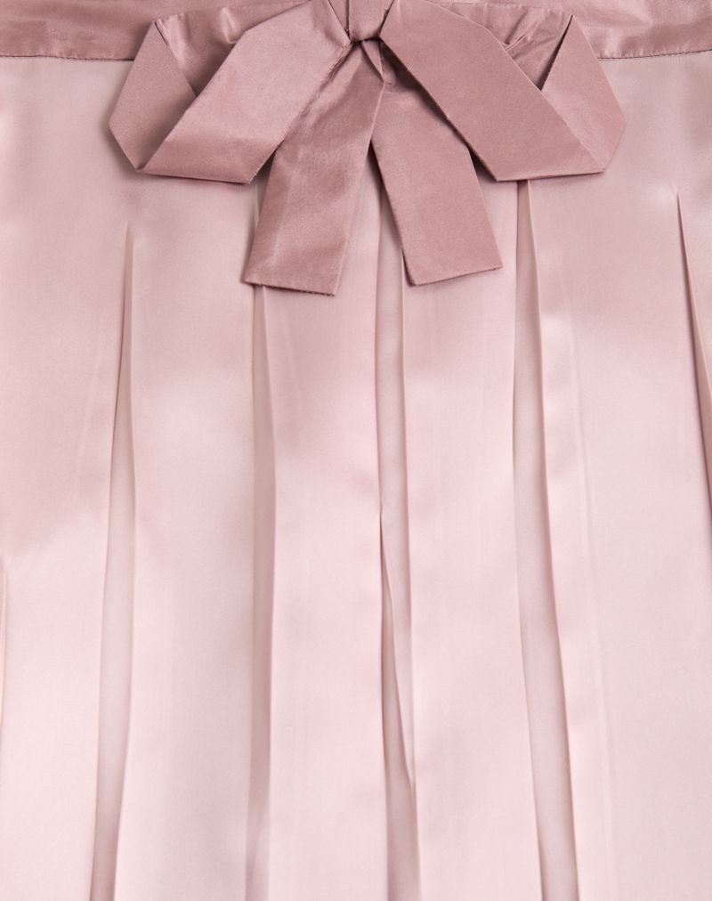 Satin Midi Nederdel