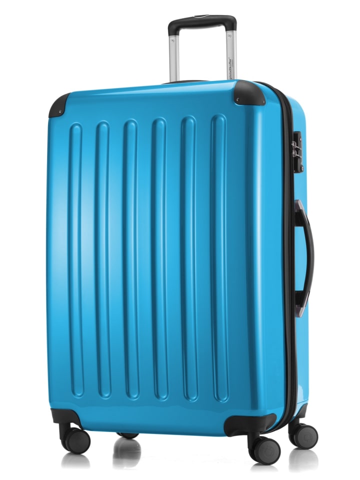 Hauptstadtkoffer Alex - 3er Koffer-Set, 4 Rollen, TSA in Cyanblau günstig kaufen S - L