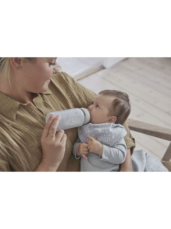 Elodie Details Babyflasche aus Glas - Monkey Sunrise in Bunt 250ml ab 0 Monate günstig kaufen onesize
