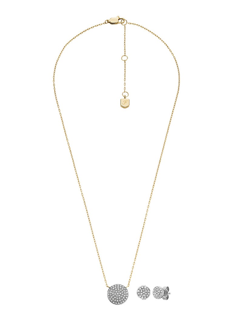 Colier și cercei Fossil (set de 2 piese) JF04815SET