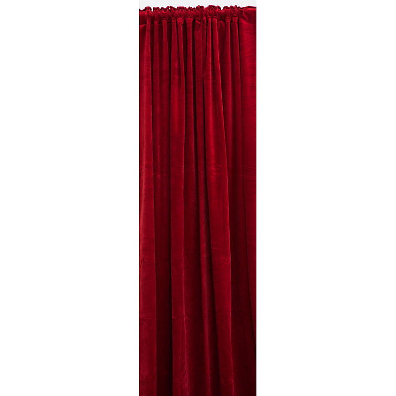 Home Gardin 140x220 cm velvet rød