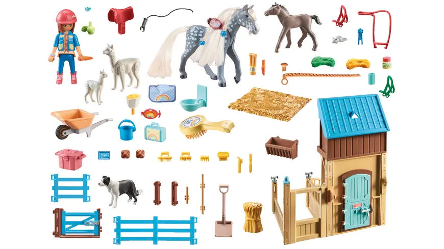 PLAYMOBIL 71353 - Horses of Waterfall - Amelia & Whisper mit Pferdebox