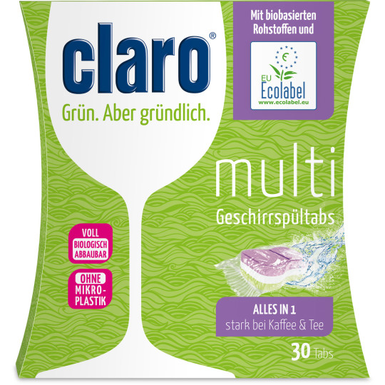 Claro Multi Geschirrspültabs Alles in 1 30ST