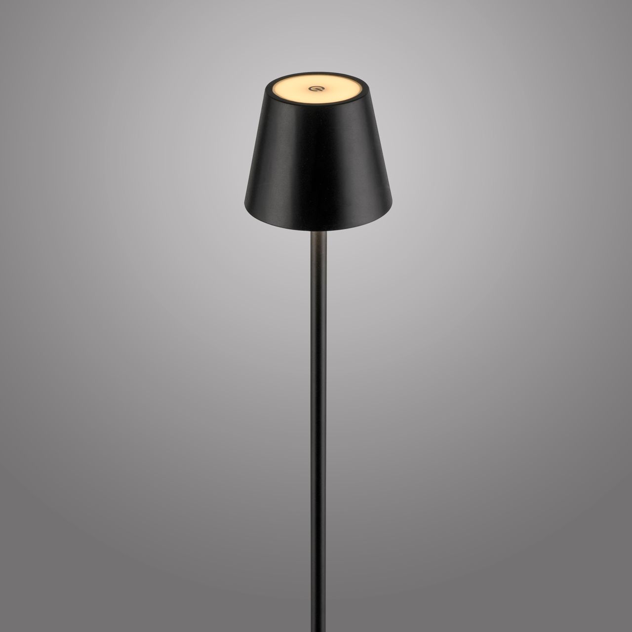 JUST LIGHT Akku-Stehleuchte EURIA, 1x LED-Board/2,50Watt/3000Kelvin, IP54, Schwarz