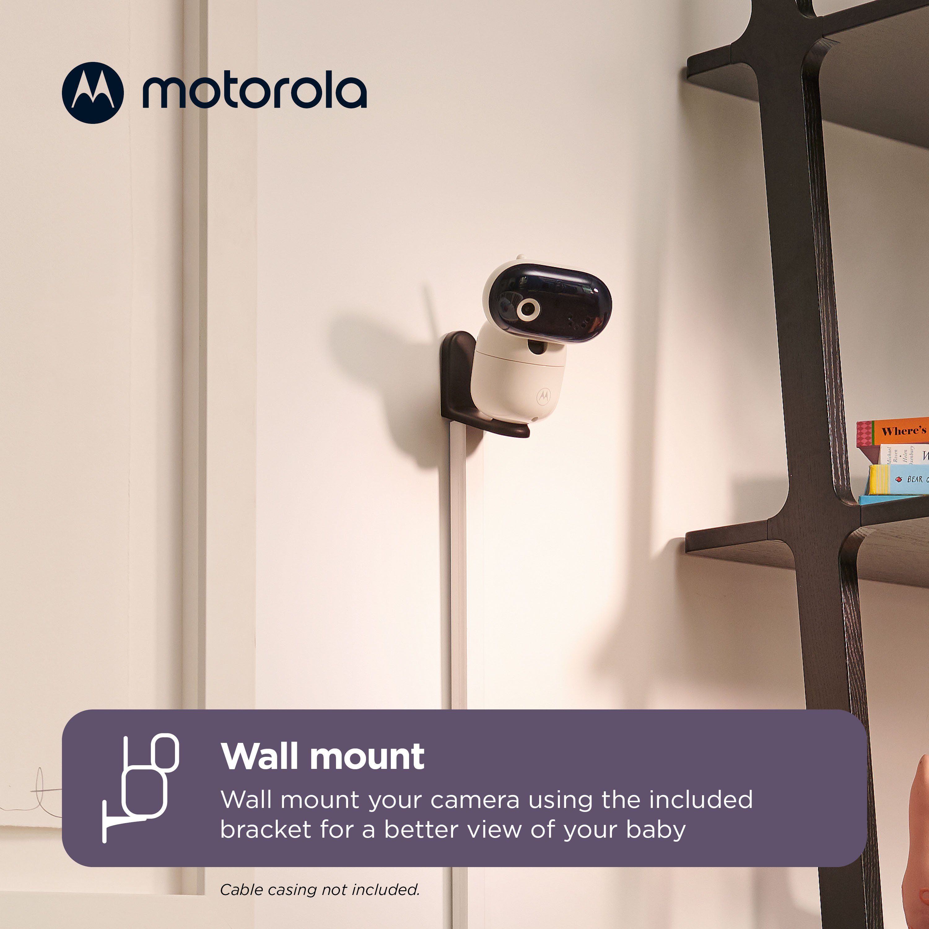Motorola Babyphone Video Nursery PIP 1010 Connect WiFi, Kamera