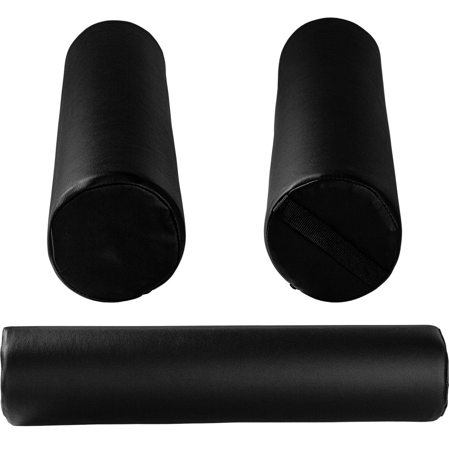 MOVIT Nackenkissen Movit® XL Nackenrolle schwarz, 68 (L) x 15 cm, Lagerungsrolle, Kissen für Massageliege Knierolle Therapie Rolle Nackenkissen