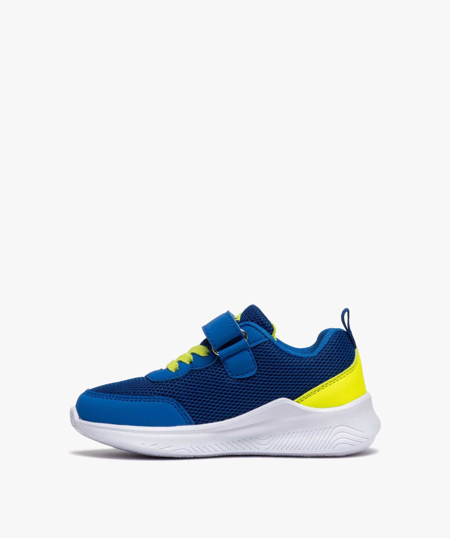 Baskets Garçon running bicolores à scratch - Umbro bleu | GEMO
