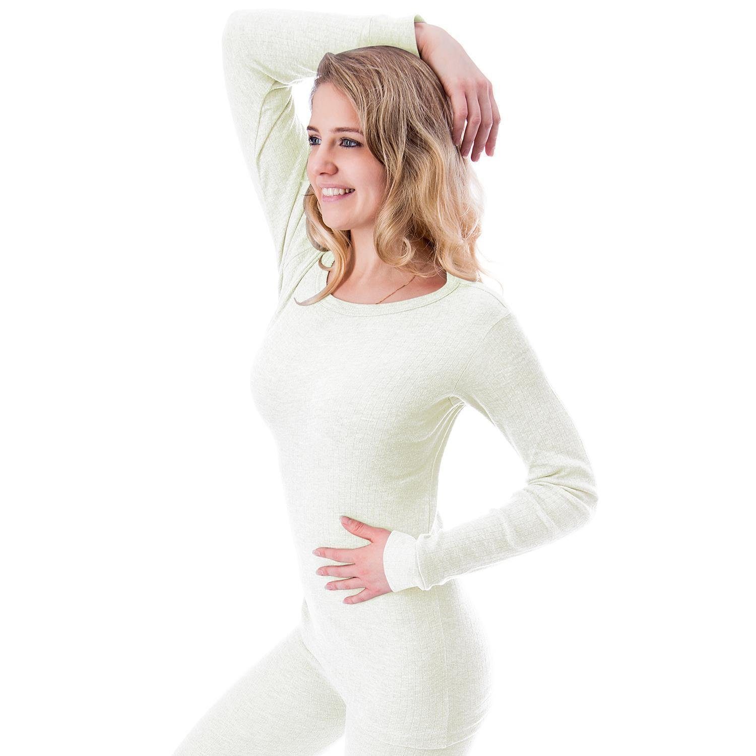 Black Snake Thermounterhemd cozy (Spar-Set, 2-St) Damen Unterhemden mit Innenfleece 2er-Pack
