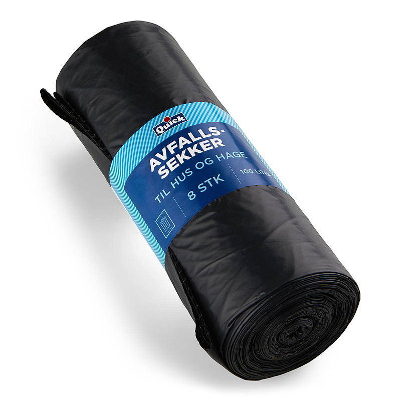 Quick Avfallsekk 8-pk 70x100cm