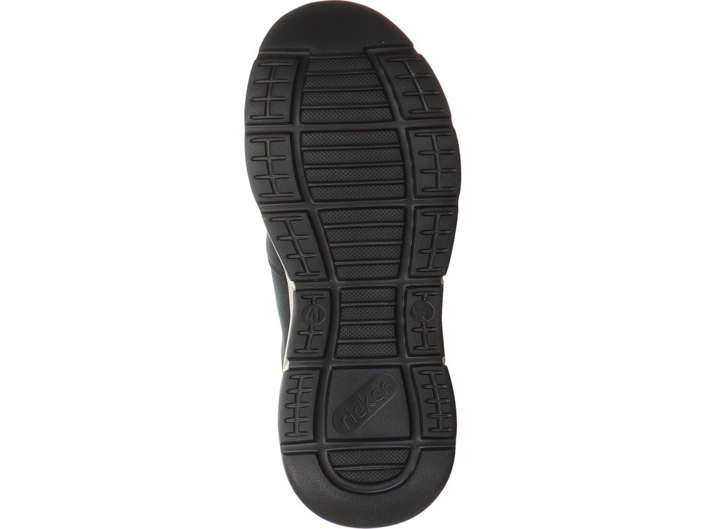 RIEKER Freizeit Schnürer blau HWK Herren Halbschuhe