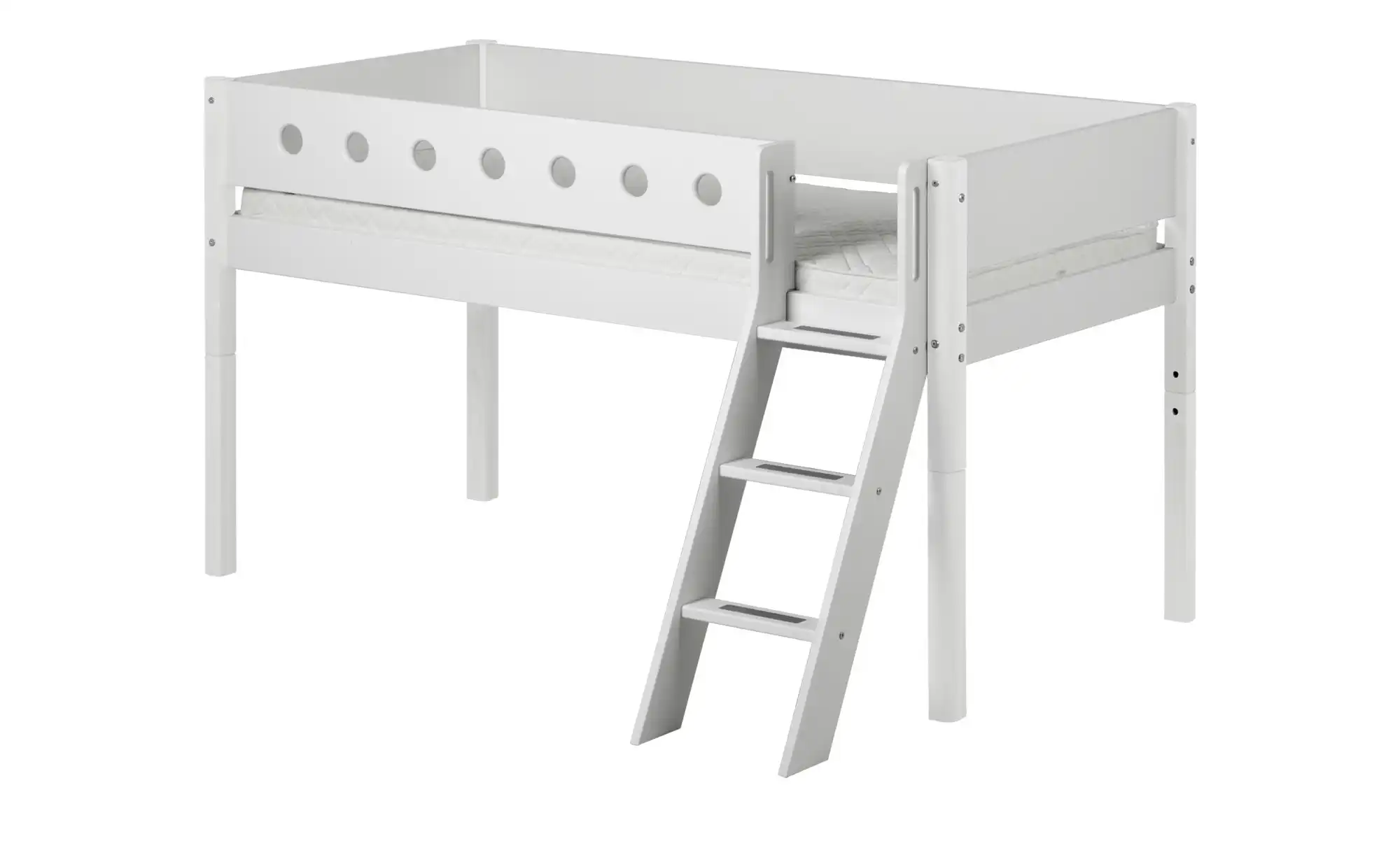 FLEXA Halbhohes Bett Flexa White