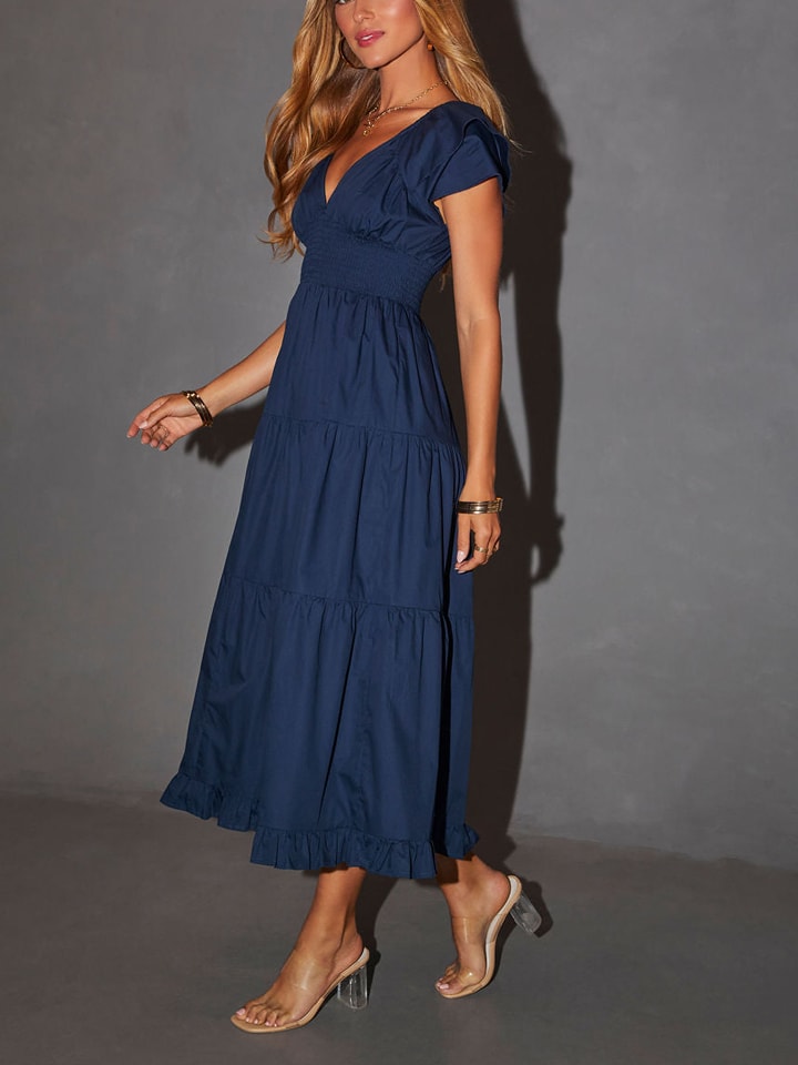 Milan Kiss Kleid in Blau günstig kaufen